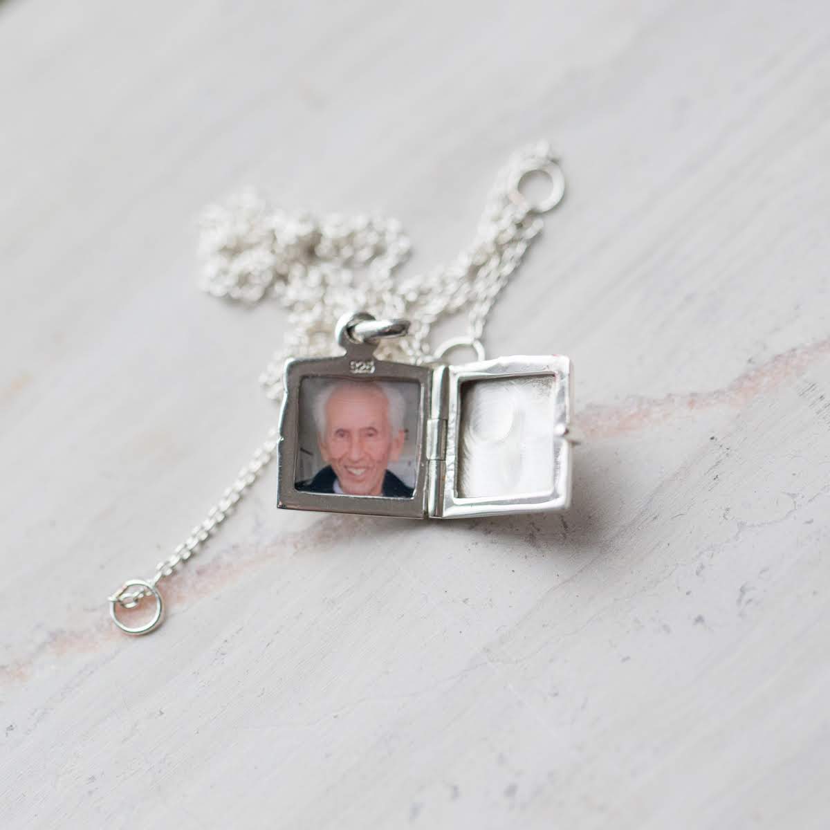 The Silver Square Dorothy Locket