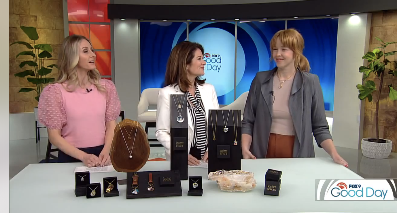 locket sisters on fox9 good day morning show to discuss unique mother's day gifts