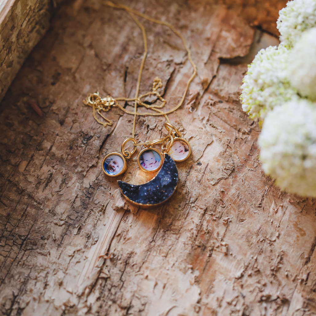 The Moon Locket Necklace