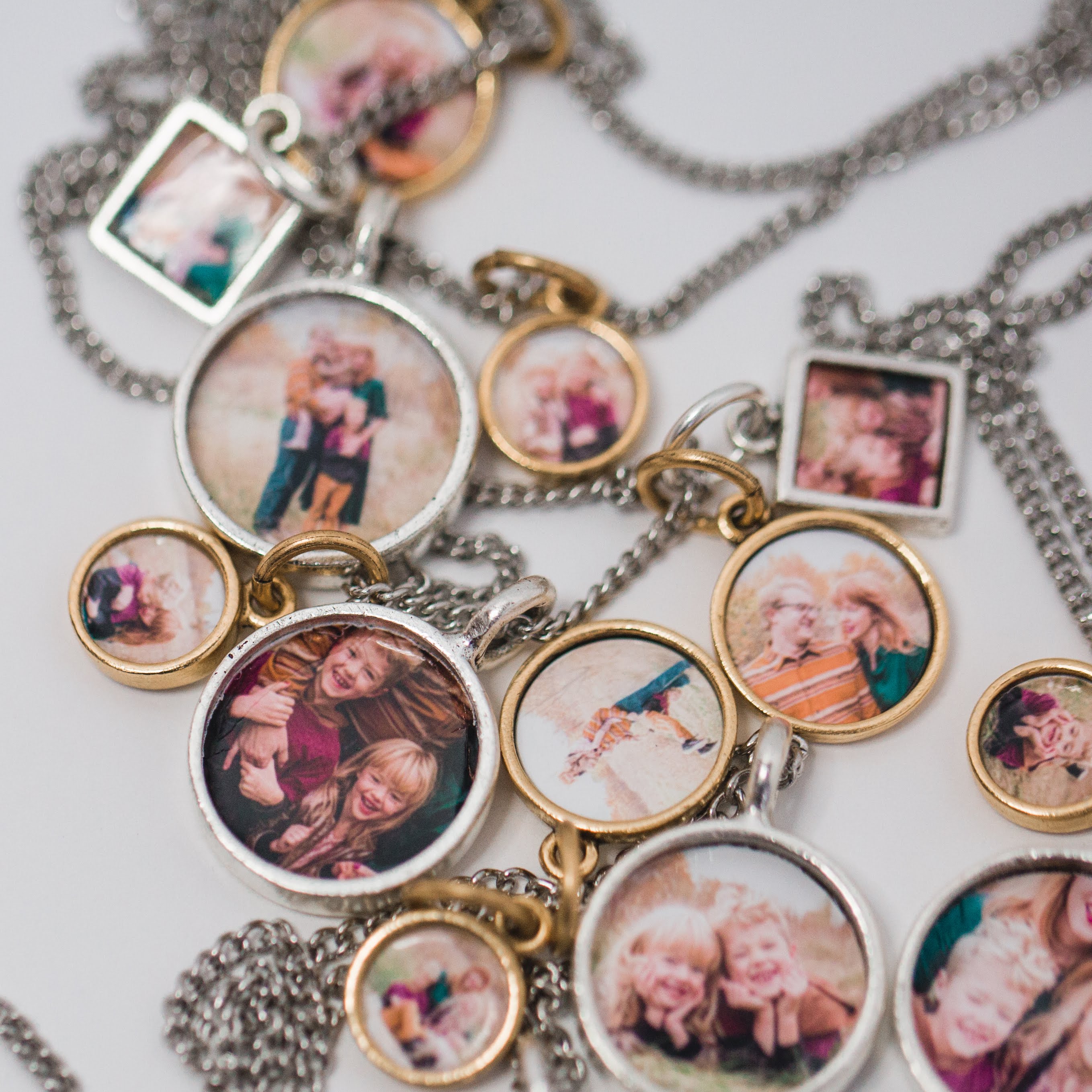 Charm Locket with Multiple Photos